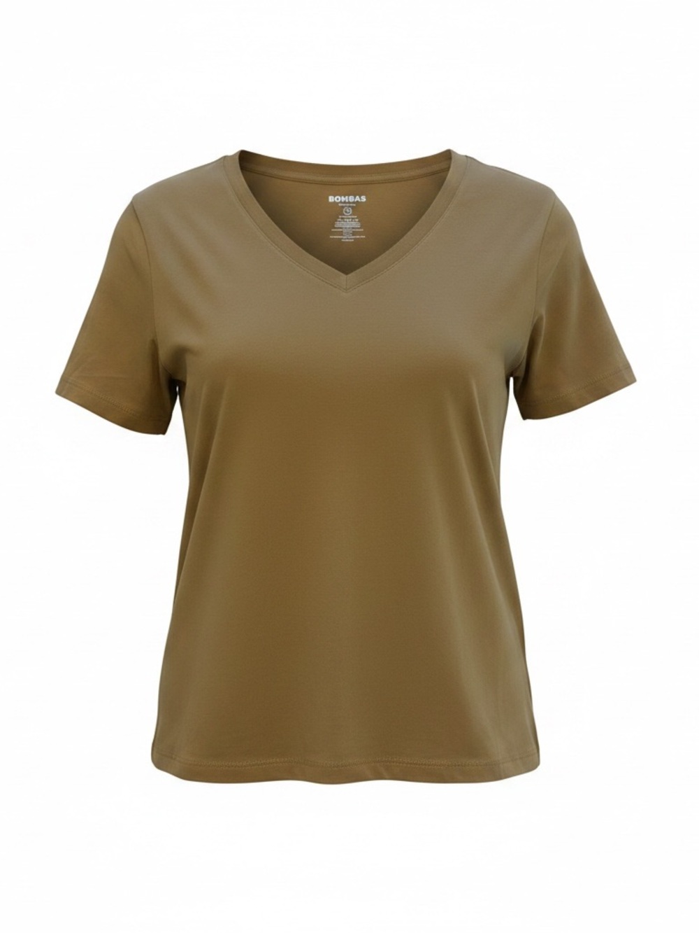 Bombas Women's Pima Cotton V-Neck T-Shirt Size M